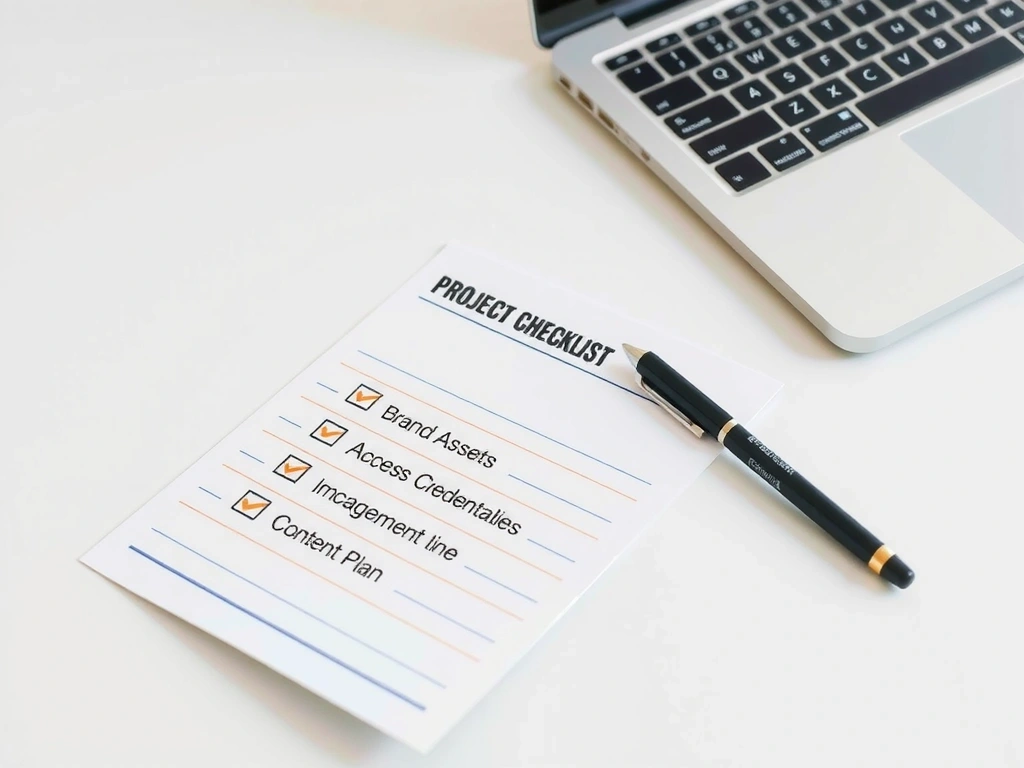 Pre-kickoff checklist document