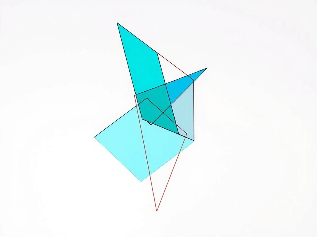 Abstract geometric illustration representing data structure