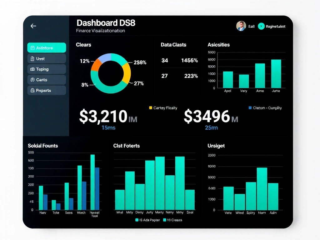 Fintech dashboard interface